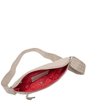 Hammitt Charles Brushed Silver Large Belt Bag