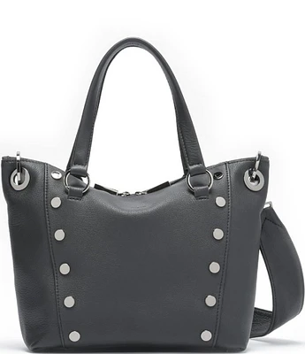 Hammitt Daniel Leather Studded Medium Crossbody Satchel Bag