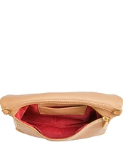 Hammitt Fold-Over VIP Leather Medium Gold Hardware Crossbody Bag