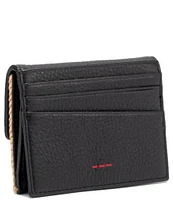 Hammitt Montana Raffia Gunmetal Pocket Wallet