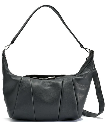 Hammitt Morgan Leather Gunmetal Hardware Shoulder Crossbody Bag