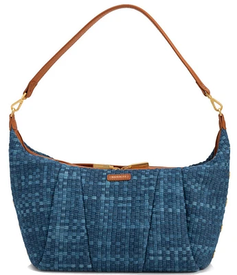 Hammitt Morgan Green Room Suede Shoulder Bag