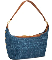 Hammitt Morgan Green Room Suede Shoulder Bag