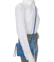 Hammitt Nash Hydrangea/Silver Pouchette Convertible Bag