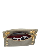 Hammitt Tony Grommet Pewter Studded Leather Crossbody Bag