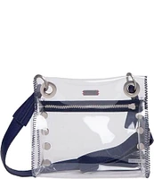 Hammitt Tony Small Clear Grommet Studded Zip Crossbody Bag