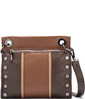 Hammitt Tony Studded Leather Medium Gunmetal Hardware Crossbody Bag