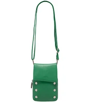 Hammitt VIP Lime Zest/Brushed Silver Mobile Crossbody Bag