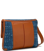 Hammitt VIP Mosaic Denim/Brushed Gold Crossbody Bag