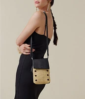 Hammitt VIP Raffia Gunmetal Mobile Crossbody Bag