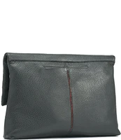 Hammitt VIP Fold Over Large Studded Leather Zip Flap Crossbody Bag