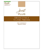 Hanes Plus Size Control Top Sheer Pantyhose