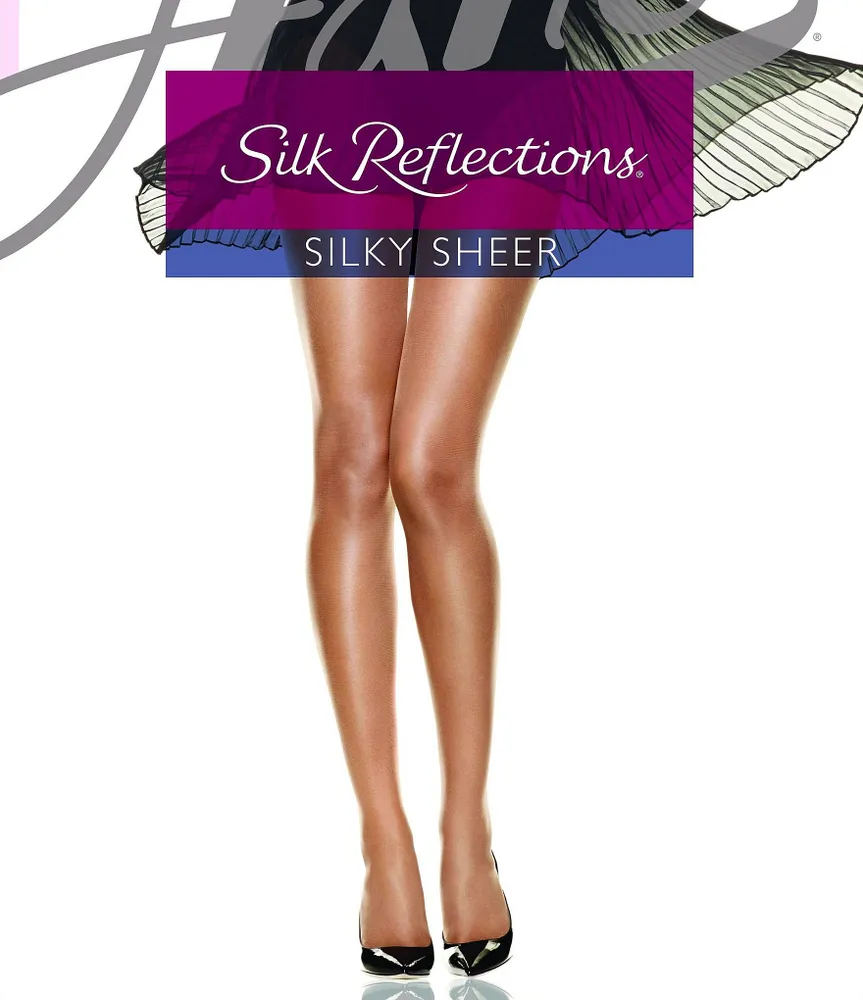 Hanes Silk Reflections Sheer Sandalfoot Hosiery