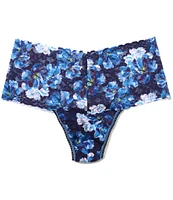 Hanky Panky Bring Me Flowers Retro Lace Thong Panty