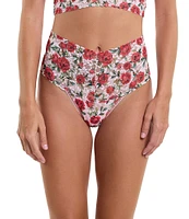 Hanky Panky Bring Me Flowers Retro Lace Thong Panty