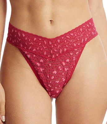 Hanky Panky Cross Dyed Leopard Original Rise Thong