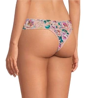 Hanky Panky Floral Lace Printed Original Rise Thong