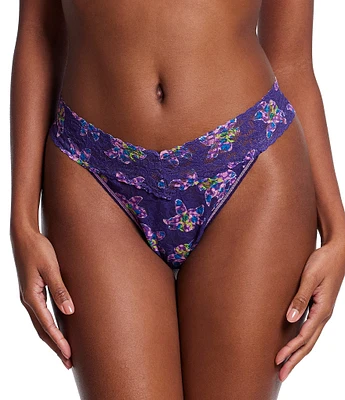 Hanky Panky Printed Original Rise Lace Thong