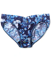 Hanky Panky Signature Lace Floral Printed V-Kini