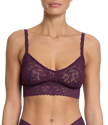 Hanky Panky V-Neck Retro Lace Unlined Bralette