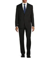 Hart Schaffner Marx Chicago Classic Fit Flat Front Plaid 2-Piece Suit