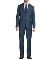 Hart Schaffner Marx Chicago Classic Fit Single-Breasted Flat Front Solid 2-Piece Suit