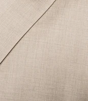 Hart Schaffner Marx Chicago Classic Fit Flat Front Solid Wool 2-Piece Suit
