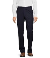 Hart Schaffner Marx Chicago Classic Fit Flat Front Super Stretch Pre-Tailored Dress Pants