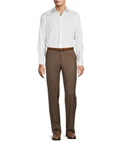 Hart Schaffner Marx Chicago Classic Fit Flat Front Super Stretch Pre-Tailored Dress Pants