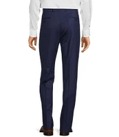 Hart Schaffner Marx Chicago Classic Fit Flat Front Super Stretch Pre-Tailored Dress Pants