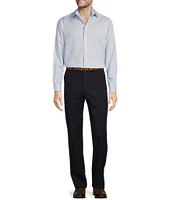 Hart Schaffner Marx Classic Fit Flat Front Solid Dress Pants