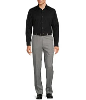 Hart Schaffner Marx Chicago Classic Fit Flat Front Super Stretch Pre-Tailored Dress Pants