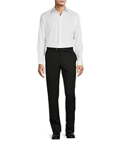 Hart Schaffner Marx Chicago Classic Fit Flat Front Super Stretch Pre-Tailored Dress Pants