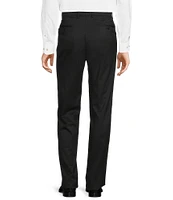 Hart Schaffner Marx Classic Fit Flat Front Solid Dress Pants