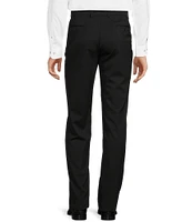 Hart Schaffner Marx Classic Fit Flat Front Solid Dress Pants