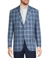 Hart Schaffner Marx Chicago Classic-Fit Plaid Wool Blend Sport Coat