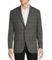 Hart Schaffner Marx Chicago Fit Plaid Print Sport Coat