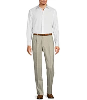 Hart Schaffner Marx Chicago Classic Fit Pleated Fancy Dress Pants