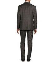 Hart Schaffner Marx Chicago Classic Fit Pleated Plaid Pattern 2-Piece Suit