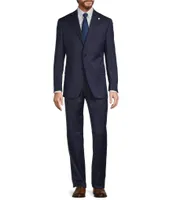 Hart Schaffner Marx Chicago Classic Fit Reverse Pleat Stripe Pattern 2-Piece Suit