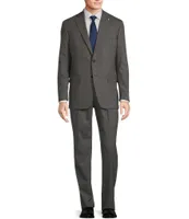 Hart Schaffner Marx Chicago Classic Fit Reverse Pleated Stripe 2-Piece Suit