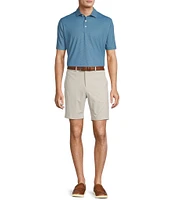 Hart Schaffner Marx Featherweight Luxury Performance Short Sleeve Scale Print Polo Shirt