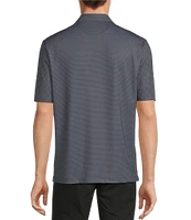 Hart Schaffner Marx Featherweight Luxury Performance Short Sleeve Scale Print Polo Shirt