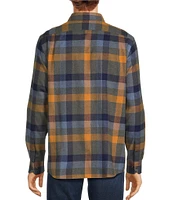 Hart Schaffner Marx Long Sleeve Multi Plaid Sportshirt