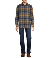 Hart Schaffner Marx Long Sleeve Multi Plaid Sportshirt