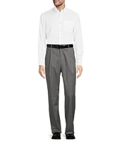 Hart Schaffner Marx Chicago Classic Fit Pleated Solid Dress Pants