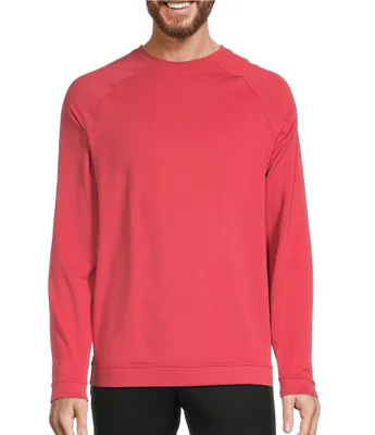 Hart Schaffner Marx Luxury Performance Long Sleeve Crew Neck Knit Pullover