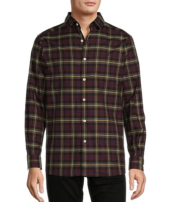 Hart Schaffner Marx Medium Plaid Long Sleeve Shirt