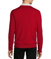 Hart Schaffner Marx Merino Wool Crew Sweater