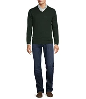 Hart Schaffner Marx Merino Wool V-Neck Sweater